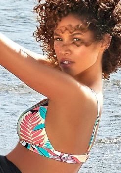 Calvin Klein Swimwear Bandeau-bikinitop Met Calvin Klein-logo-monogram -Beste Bikini Winkel active by lascana triangel bikinitop layne 3 draagvarianten multicolor 8