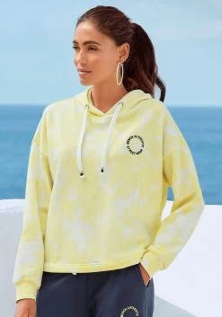 Vivance Bustierbikinitop Leilani Met Bloemenprint 26 Vivance Bustierbikinitop Leilani Met Bloemenprint -Beste Bikini Winkel bench hoodie met batikmotief geel 1