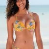 Bench. Push-upbikinitop Maui Met Een Bloemmotief -Beste Bikini Winkel bench push upbikinitop maui met een bloemmotief geel 1