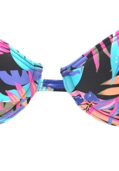 Bench. Push-upbikinitop Pitch Met Kleurrijke Print -Beste Bikini Winkel bench push upbikinitop pitch met kleurrijke print zwart 5