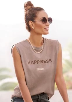 Bruno Banani Beugelbikini 27 Bruno Banani Beugelbikini -Beste Bikini Winkel bench shirttop met frontprint roze