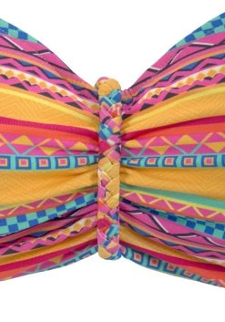 Buffalo Bandeau-bikinitop Lux Met Vlechtdetail 21 Buffalo Bandeau-bikinitop Lux Met Vlechtdetail -Beste Bikini Winkel buffalo bandeau bikinitop lux met vlechtdetail geel 3