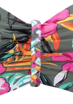 Buffalo Bandeau-bikinitop Pijnboom Met Gevlochten Sierband -Beste Bikini Winkel buffalo bandeau bikinitop pijnboom met gevlochten sierband groen 7