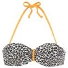 Buffalo Beugelbikinitop In Bandeaumodel Kitty Met Animal-print En Contrastkleurige Details -Beste Bikini Winkel buffalo beugelbikinitop in bandeaumodel kitty met animal print en contrastkleurige details bruin 2