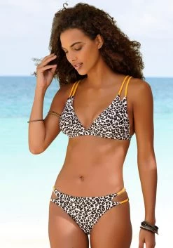 Bench. Triangel-bikinitop Pitch Met Stijlvolle Rugverwerking -Beste Bikini Winkel buffalo bikinibroekje kitty met sierbandjes opzij bruin 9