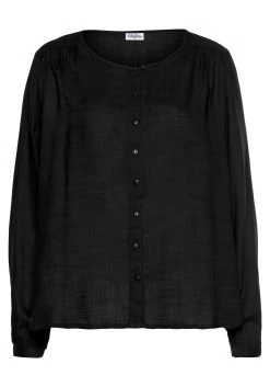 Bruno Banani Beugelbikini In Bandeaumodel In Wikkellook -Beste Bikini Winkel buffalo blouse zonder sluiting met knoopsluiting zwart 1