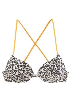 S.Oliver RED LABEL Beachwear Push-upbikinitop Jill Met Patroonmix 33 S.Oliver RED LABEL Beachwear Push-upbikinitop Jill Met Patroonmix -Beste Bikini Winkel buffalo push upbikinitop kitty met contrastkleurige bandjes bruin 11