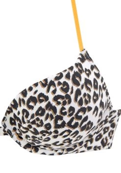 Buffalo Push-upbikinitop Kitty Met Contrastkleurige Bandjes -Beste Bikini Winkel buffalo push upbikinitop kitty met contrastkleurige bandjes bruin 4