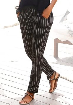 Jette Joop Triangelbikini Met Sierstuds -Beste Bikini Winkel buffalo strandbroek met streepprint zwart 1