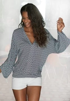 Jette Joop Triangelbikini Met V-gesp -Beste Bikini Winkel buffalo strandshirt v hals blauw