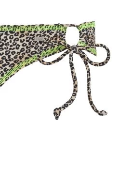 Buffalo Triangelbikini Met Neonkleurige Siernaad -Beste Bikini Winkel buffalo triangelbikini met neonkleurige siernaad bruin 4