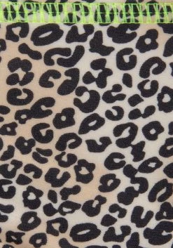 Buffalo Triangelbikini Met Neonkleurige Siernaad -Beste Bikini Winkel buffalo triangelbikini met neonkleurige siernaad bruin 6