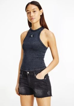 KangaROOS Bustierbikini In Batikdesign 27 KangaROOS Bustierbikini In Batikdesign -Beste Bikini Winkel calvin klein short mid rise short met iets gerafelde voetzoom zwart