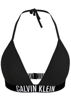 Calvin Klein Swimwear Triangel-bikinitop Classic Met Belettering