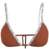 Calvin Klein Swimwear Triangel-bikinitop Pure In Eenvoudig Design -Beste Bikini Winkel calvin klein swimwear triangel bikinitop pure in eenvoudig design bruin 5