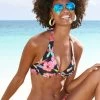 Chiemsee Beugelbikini Met Trendy Bloemenprint -Beste Bikini Winkel chiemsee beugelbikini met trendy bloemenprint zwart