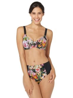 Venice Beach Beugelbikini In Bandeaumodel Met Contrastkleurige Gehaakte Rand -Beste Bikini Winkel feel good balconette bikini 1 stuk zwart 4