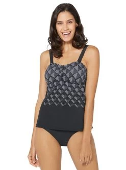 Jette Joop Push-upbikini Met Glinsterende Inzetten -Beste Bikini Winkel feel good tankinitop zwart 1