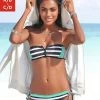 KangaROOS Bandeau-bikinitop ANITA Met Ritssluiting Tussen De Cups -Beste Bikini Winkel kangaroos bandeau bikinitop anita met ritssluiting tussen de cups zwart 2