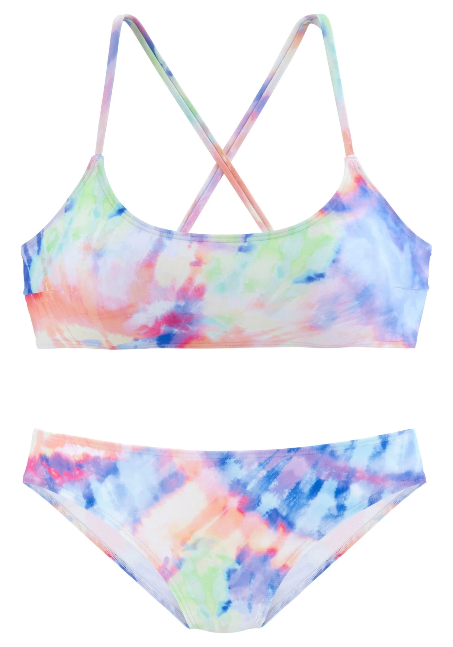 KangaROOS Bustierbikini In Batikdesign 4 KangaROOS Bustierbikini In Batikdesign - Afbeelding 2