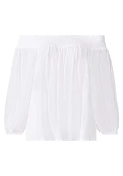 Venice Beach Bustierbikini Met In Kleur Afgestemde Details -Beste Bikini Winkel lascana blouse met carmenhals in lichte krinkel look wit 1