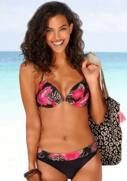 Venice Beach Triangel-bikinitop Fjella In Tweekleurige Animal-look -Beste Bikini Winkel lascana push upbikinitop elsa met bloemenprint zwart 6