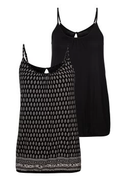 O'Neill Badpak O'NEILL LOGO SWIMSUIT 27 O'Neill Badpak O'NEILL LOGO SWIMSUIT -Beste Bikini Winkel lascana top met spaghettibandjes met aangerimpelde hals set van 2 zwart