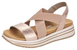 Feel Good Bustierbikinitop -Beste Bikini Winkel remonte sandalen met flexibele rubberbandjes roze 1