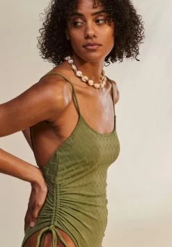 Calvin Klein Swimwear Zwembroek STRING SIDE TIE -Beste Bikini Winkel roxy badpak current coolness one piece groen 4