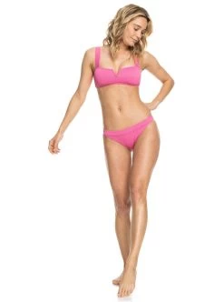 Roxy Bikinibroekje Rib Roxy Love The Surfrider -Beste Bikini Winkel roxy bikinibroekje rib roxy love the surfrider roze 4