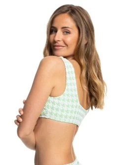 Roxy Triangel-bikinitop Check It -Beste Bikini Winkel roxy triangel bikinitop check it groen 4