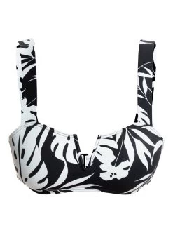 S.Oliver RED LABEL Beachwear Bandeau-bikinitop Avni Met Aangerimpeld Midden -Beste Bikini Winkel roxy triangel bikinitop roxy love the cocoa zwart