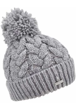 Venice Beach Bikinibroekje Cora -Beste Bikini Winkel seeberger muts met pompon omslag met ribbreisel kabelmotief grijs