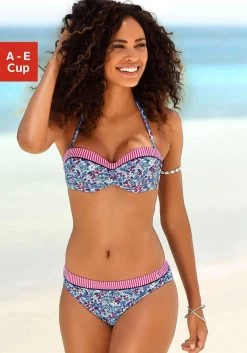 Venice Beach Bustierbikinitop Fjella In Tweekleurige Animal-look -Beste Bikini Winkel soliver red label beachwear bandeau bikinitop jill met patroonmix blauw 1