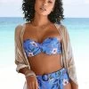 S.Oliver RED LABEL Beachwear Beugelbikinitop In Bandeaumodel Maya Met Gebloemd Design En Wikkel-look 1 S.Oliver RED LABEL Beachwear Beugelbikinitop In Bandeaumodel Maya Met Gebloemd Design En Wikkel-look -Beste Bikini Winkel soliver red label beachwear beugelbikinitop in bandeaumodel maya met gebloemd design en wikkel look blauw 3