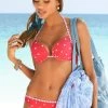 S.Oliver RED LABEL Beachwear Bikinibroekje AUDREY Met Gestreepte Paspel -Beste Bikini Winkel soliver red label beachwear bikinibroekje audrey met gestreepte paspel rood 1