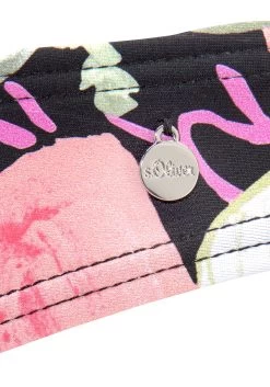 S.Oliver RED LABEL Beachwear Bikinibroekje Herfst Met Een Bloemmotief -Beste Bikini Winkel soliver red label beachwear bikinibroekje herfst met een bloemmotief zwart 3