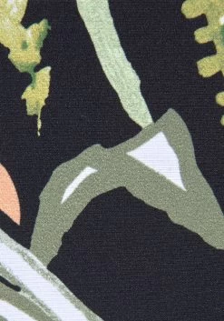 S.Oliver RED LABEL Beachwear Bikinibroekje Herfst Met Een Bloemmotief -Beste Bikini Winkel soliver red label beachwear bikinibroekje herfst met een bloemmotief zwart 4