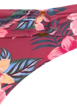 S.Oliver RED LABEL Beachwear Bikinibroekje MARIKA Met Sierring Opzij -Beste Bikini Winkel soliver red label beachwear bikinibroekje marika met sierring opzij rood 2