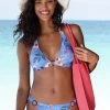 S.Oliver RED LABEL Beachwear Bikinibroekje Maya Met Sierringen In Hoorn-look -Beste Bikini Winkel soliver red label beachwear bikinibroekje maya met sierringen in hoorn look blauw