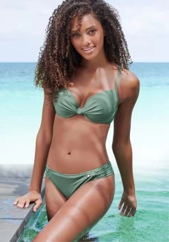 S.Oliver RED LABEL Beachwear Bikinitop Met Beugels Spain Met Aangerimpeld Midden