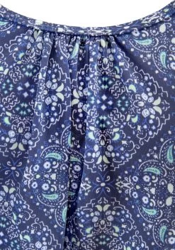 S.Oliver RED LABEL Beachwear Oversized Tankini In Ruitdesign 22 S.Oliver RED LABEL Beachwear Oversized Tankini In Ruitdesign -Beste Bikini Winkel soliver red label beachwear oversized tankini in ruitdesign blauw 3