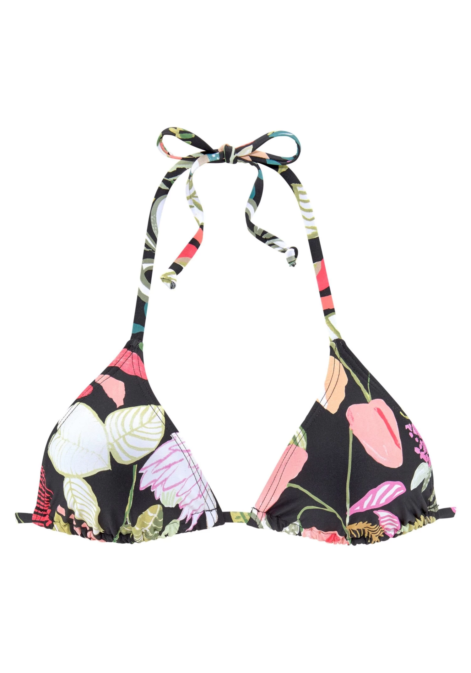 S.Oliver RED LABEL Beachwear Triangel-bikinitop Herfst Met Een Bloemmotief 5 S.Oliver RED LABEL Beachwear Triangel-bikinitop Herfst Met Een Bloemmotief - Afbeelding 3