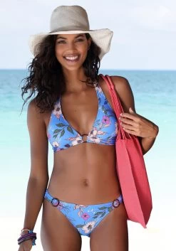 S.Oliver RED LABEL Beachwear Triangel-bikinitop Maya Met Ring Van Hoorn-look 23 S.Oliver RED LABEL Beachwear Triangel-bikinitop Maya Met Ring Van Hoorn-look -Beste Bikini Winkel soliver red label beachwear triangel bikinitop maya met ring van hoorn look blauw 6