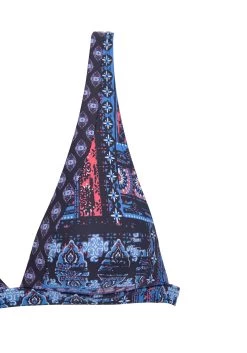 S.Oliver RED LABEL Beachwear Triangelbikini Met Patroonmix -Beste Bikini Winkel soliver red label beachwear triangelbikini met patroonmix blauw 4