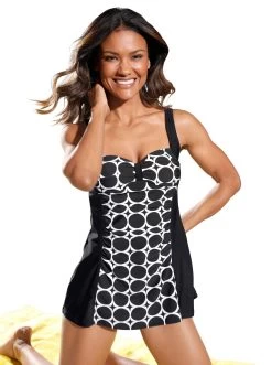 KangaROOS Beugelbikini In Ruiten-look -Beste Bikini Winkel sunmarin tankini 2 stuks zwart