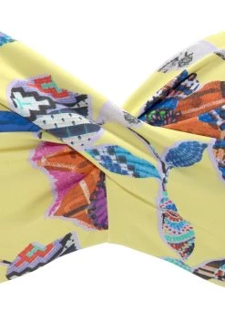 Sunseeker Beugelbikinitop In Bandeaumodel Jam In Wikkel-look -Beste Bikini Winkel sunseeker beugelbikinitop in bandeaumodel jam in wikkel look geel 3