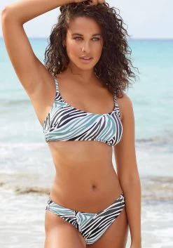 Buffalo Bikinitop Met Beugels City Flowerdesign Met Stippendetails -Beste Bikini Winkel sunseeker bikinibroekje amari met v model multicolor 6