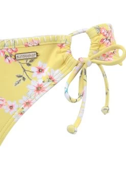 Sunseeker Bikinibroekje Ditsy Met Strikbandjes Opzij En Gehaakt Randje -Beste Bikini Winkel sunseeker bikinibroekje ditsy met strikbandjes opzij en gehaakt randje geel 3