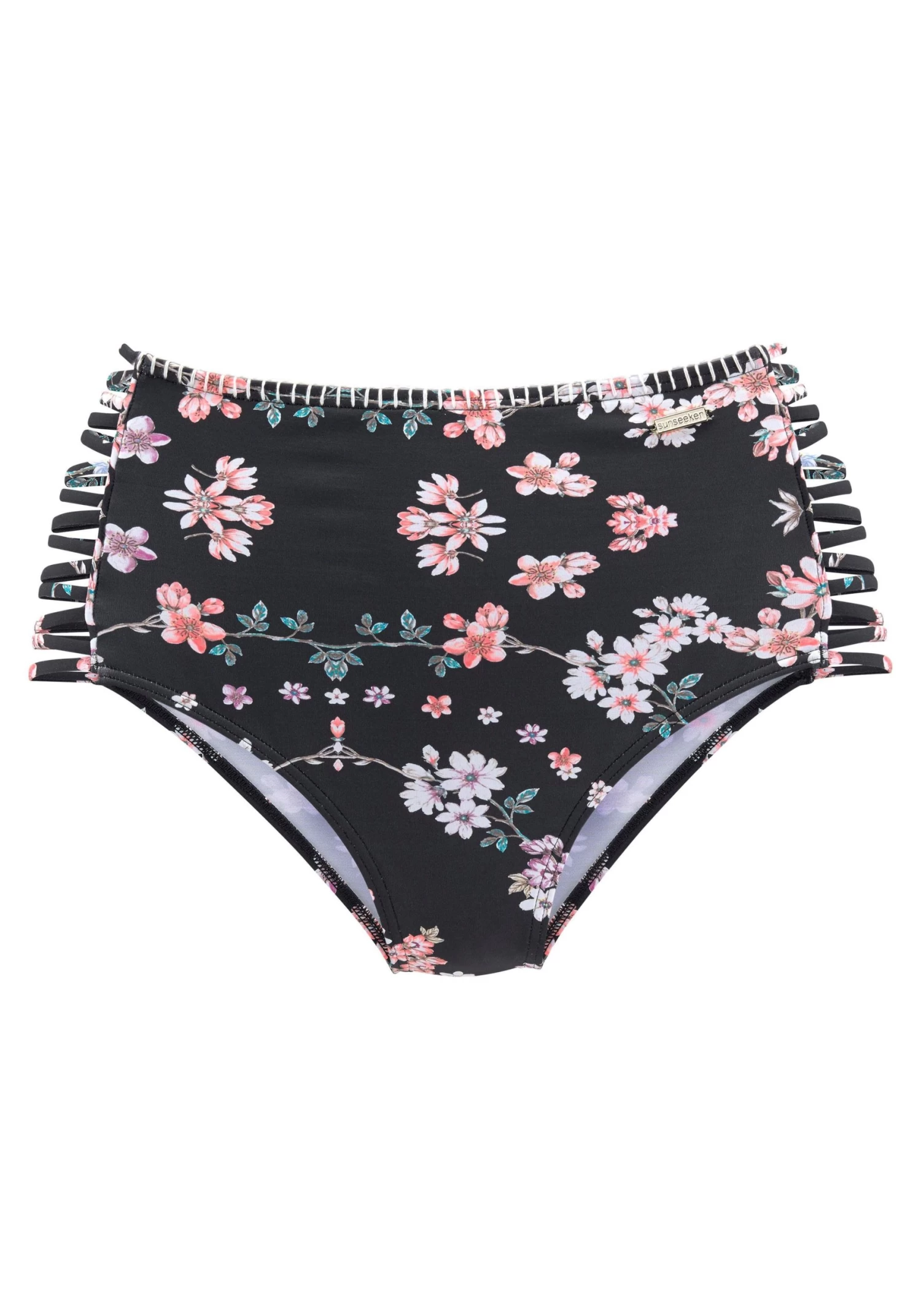 Sunseeker Highwaist-bikinibroekje Ditsy Met Gehaakt Randje En Sierbandjes Opzij 4 Sunseeker Highwaist-bikinibroekje Ditsy Met Gehaakt Randje En Sierbandjes Opzij - Afbeelding 2